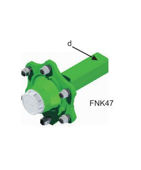 Ступица с цапфой для жестких осей FNK47