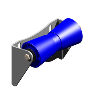 Ролик килевый с кронштейном