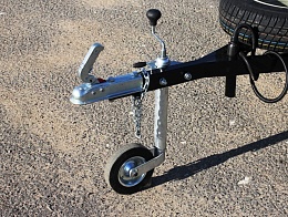 Какое опорное колесо выбрать для прицепа?